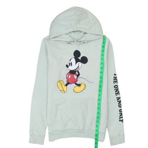 Womens UK Size 10 Disney Green Pullover Hoodie
