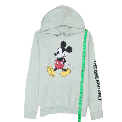 Womens UK Size 10 Disney Green Pullover Hoodie