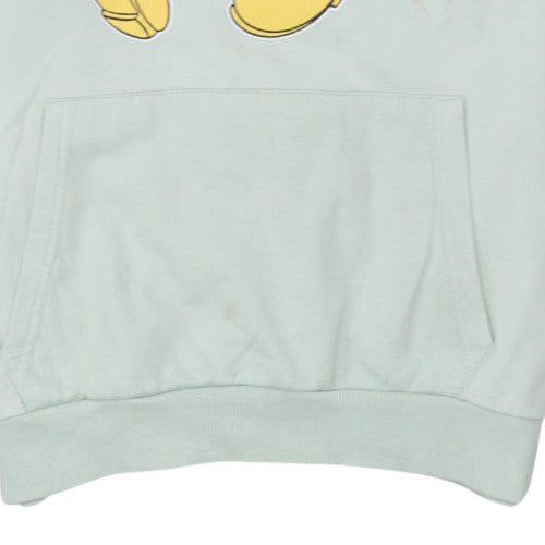Womens UK Size 10 Disney Green Pullover Hoodie