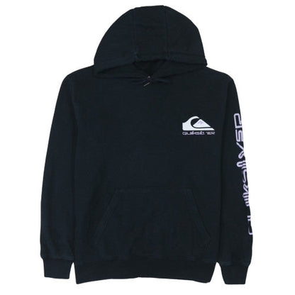 Womens UK Size S Quiksilver Black Pullover Hoodie