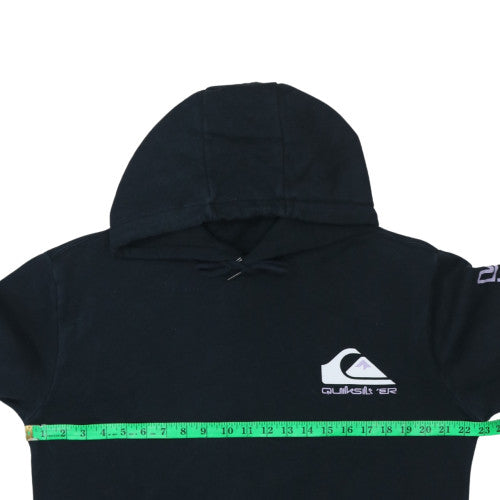 Womens UK Size S Quiksilver Black Pullover Hoodie
