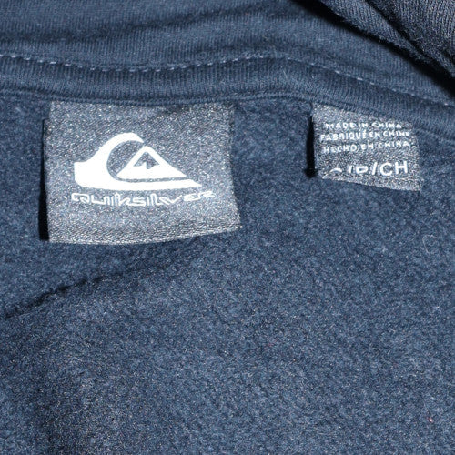 Womens UK Size S Quiksilver Black Pullover Hoodie