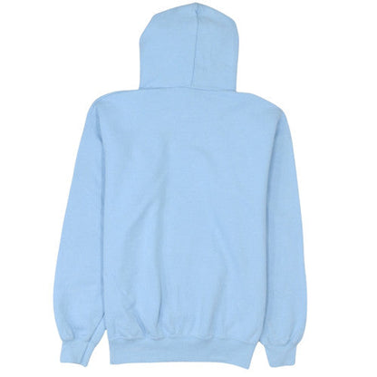 Womens UK Size M Fruit of the Loom Blue Pullover Hoodie