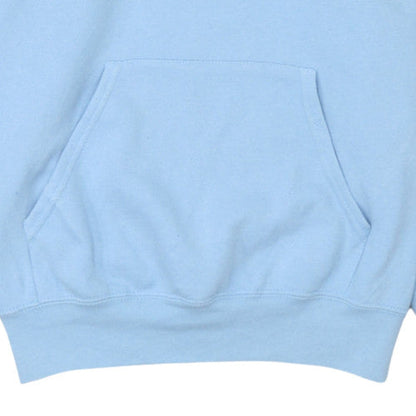 Womens UK Size M Fruit of the Loom Blue Pullover Hoodie