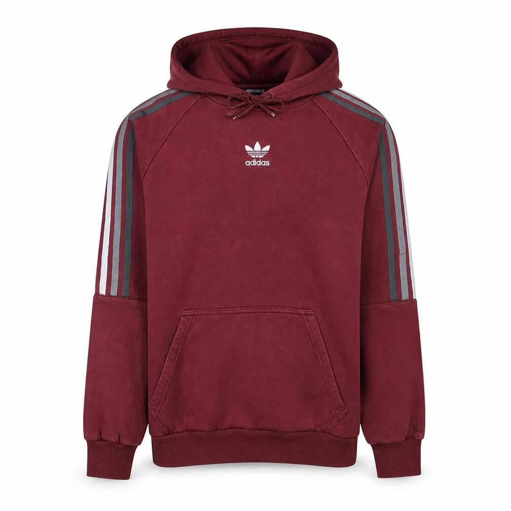Mens UK Size S Adidas Red Pullover Hoodie