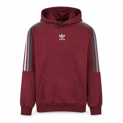Mens UK Size S Adidas Red Pullover Hoodie
