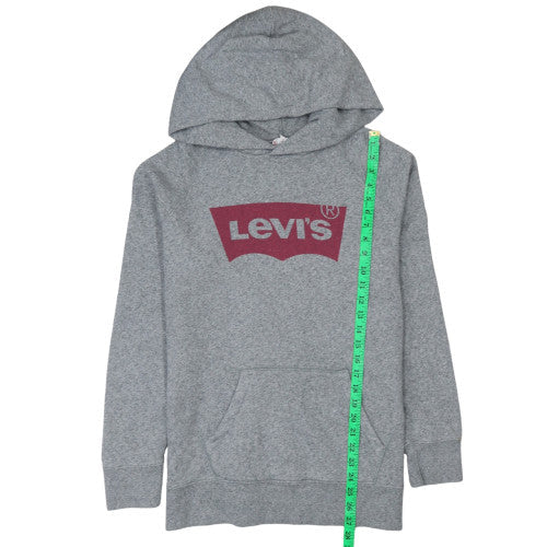 Mens UK Size S Levi's Grey Pullover Hoodie