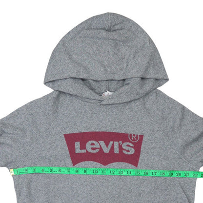 Mens UK Size S Levi's Grey Pullover Hoodie