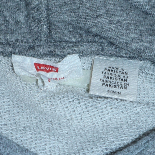 Mens UK Size S Levi's Grey Pullover Hoodie