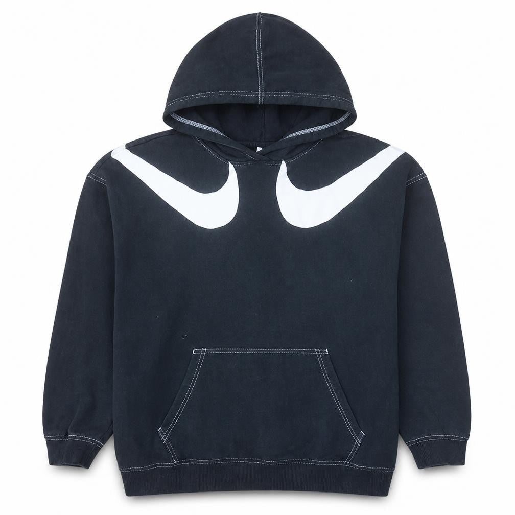 Womens UK Size L Nike Black Pullover Hoodie