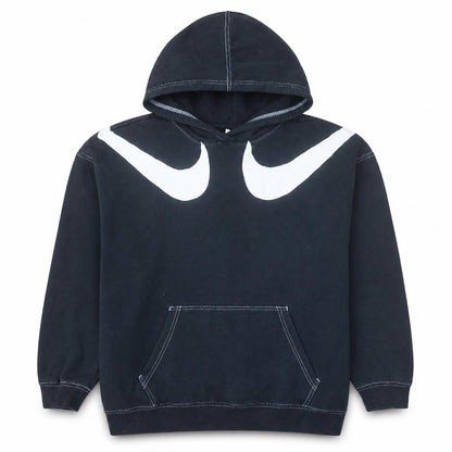 Womens UK Size L Nike Black Pullover Hoodie