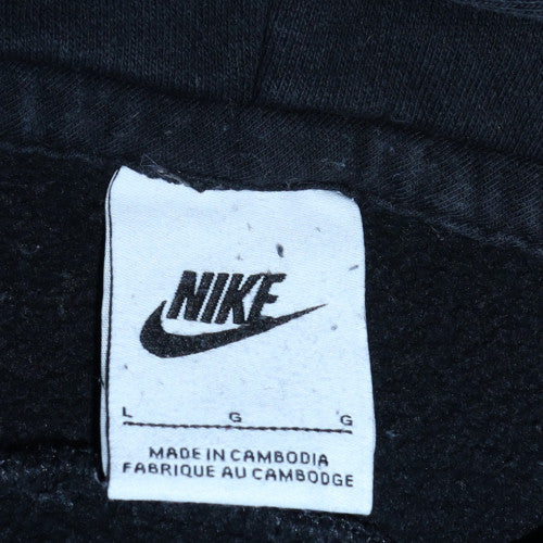 Womens UK Size L Nike Black Pullover Hoodie
