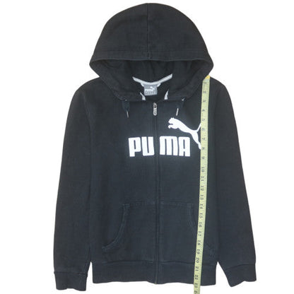Womens UK Size 14 Puma Black Full Zip Hoodie