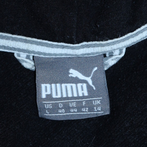 Womens UK Size 14 Puma Black Full Zip Hoodie