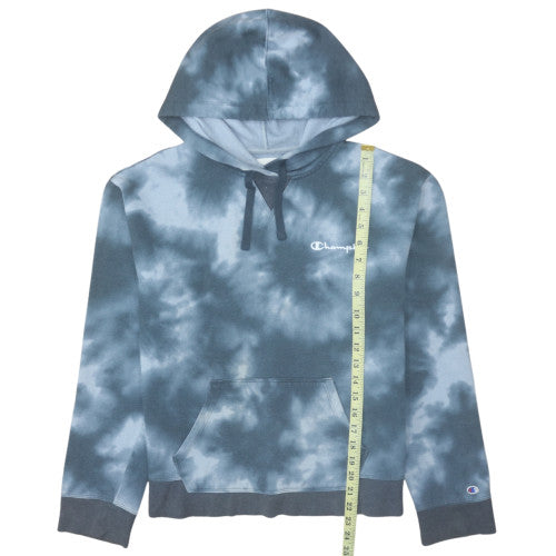 Womens UK Size L Champion Blue Pullover Hoodie