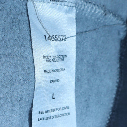 Womens UK Size L Champion Blue Pullover Hoodie