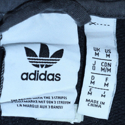 Mens UK Size M adidas Black Full Zip Hoodie