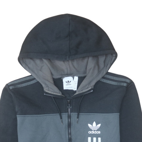 Mens UK Size M adidas Black Full Zip Hoodie