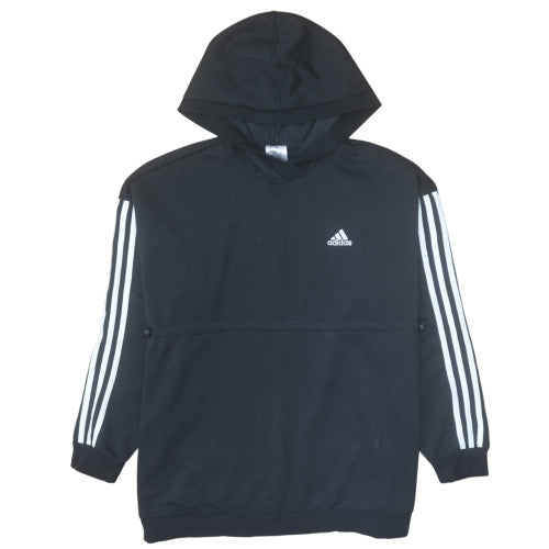 Womens UK Size M Adidas Black Pullover Hoodie