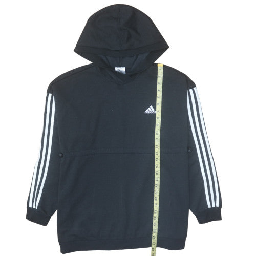 Womens UK Size M Adidas Black Pullover Hoodie