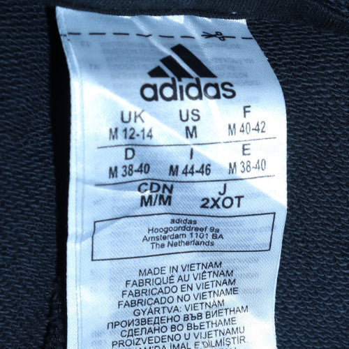 Womens UK Size M Adidas Black Pullover Hoodie