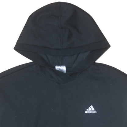 Womens UK Size M Adidas Black Pullover Hoodie