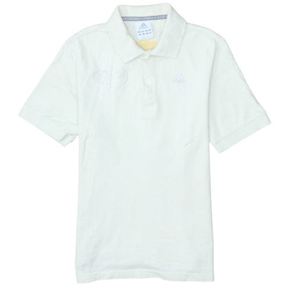 Adidas Men's White S Polo Shirt FIFA Embroidered Logo Sportswear
