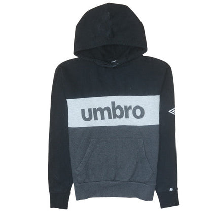Mens UK Size L Umbro Black Pullover Hoodie