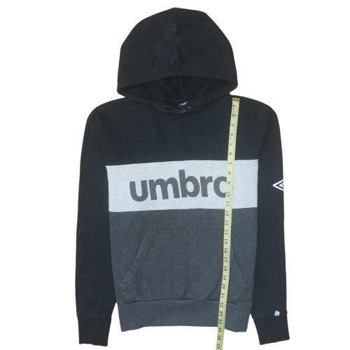 Mens UK Size L Umbro Black Pullover Hoodie