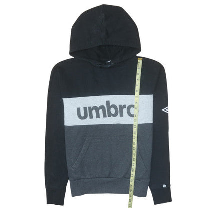 Mens UK Size L Umbro Black Pullover Hoodie