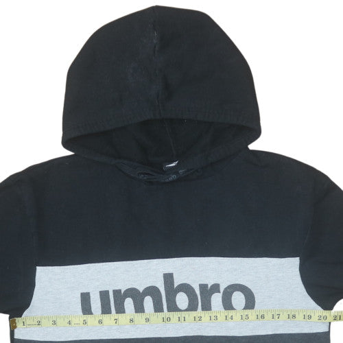 Mens UK Size L Umbro Black Pullover Hoodie