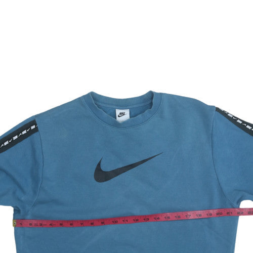 Mens UK Size S Nike Blue Pullover Sweatshirt