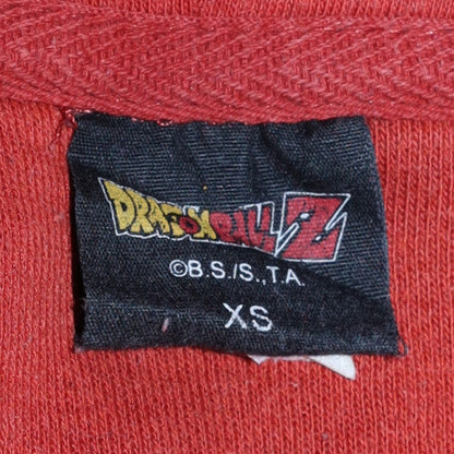 Mens UK Size XS Dragon Ball Z Brown Pullover Hoodie