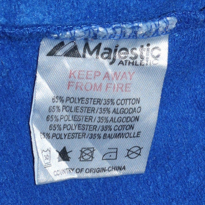 Mens UK Size XL Majestic Blue Pullover Hoodie