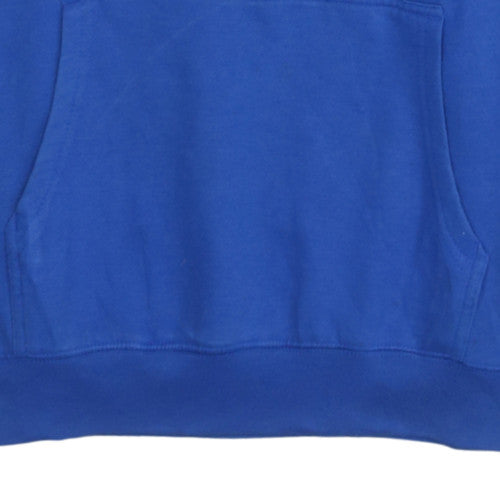 Mens UK Size XL Majestic Blue Pullover Hoodie