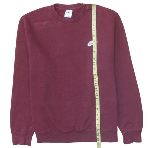 Mens UK Size M Nike Red Pullover Sweatshirt