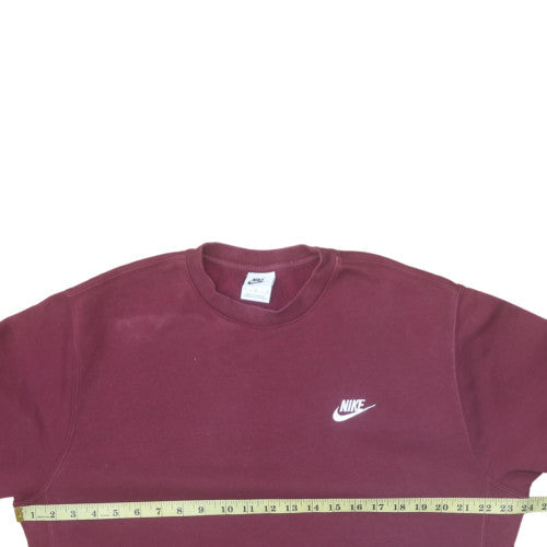 Mens UK Size M Nike Red Pullover Sweatshirt
