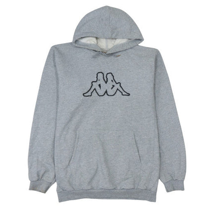 Mens UK Size 2XL Kappa Grey Pullover Hoodie
