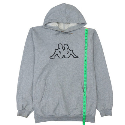 Mens UK Size 2XL Kappa Grey Pullover Hoodie