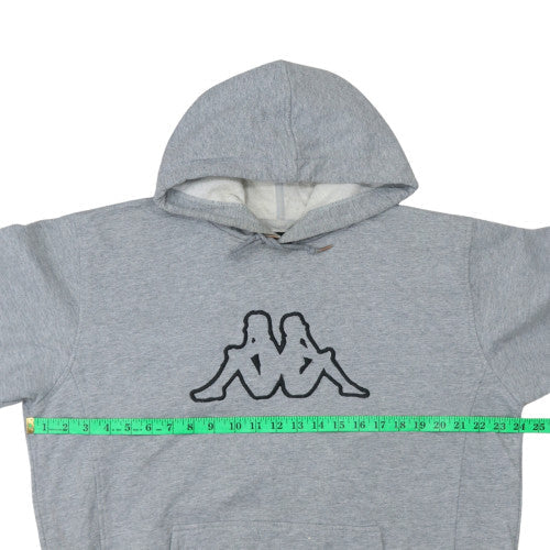 Mens UK Size 2XL Kappa Grey Pullover Hoodie