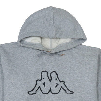 Mens UK Size 2XL Kappa Grey Pullover Hoodie