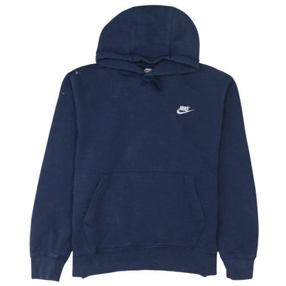 Mens UK Size M Nike Blue Pullover Hoodie