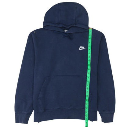 Mens UK Size M Nike Blue Pullover Hoodie