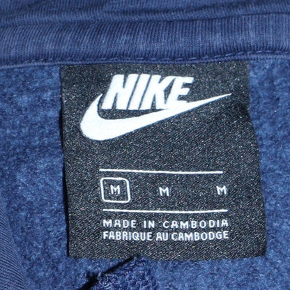 Mens UK Size M Nike Blue Pullover Hoodie