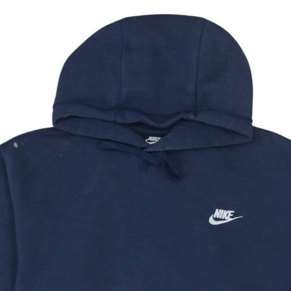 Mens UK Size M Nike Blue Pullover Hoodie