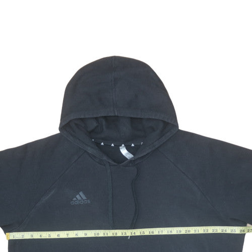 Mens UK Size XL Adidas Black Pullover Hoodie