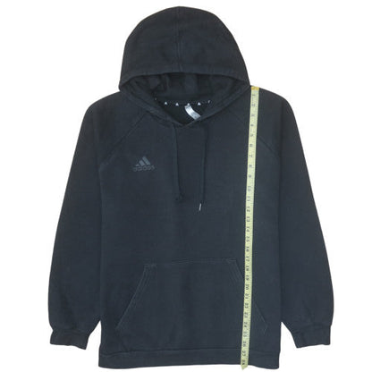 Mens UK Size XL Adidas Black Pullover Hoodie