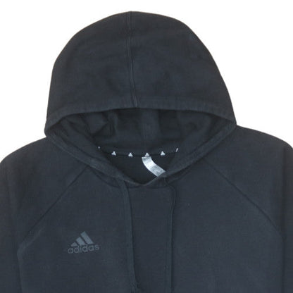 Mens UK Size XL Adidas Black Pullover Hoodie
