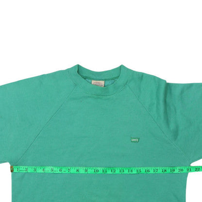 Mens UK Size L Levi's Green Pullover Sweatshirt