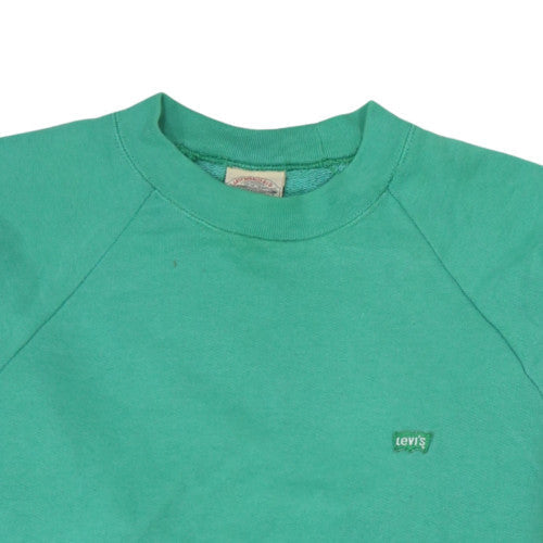 Mens UK Size L Levi's Green Pullover Sweatshirt